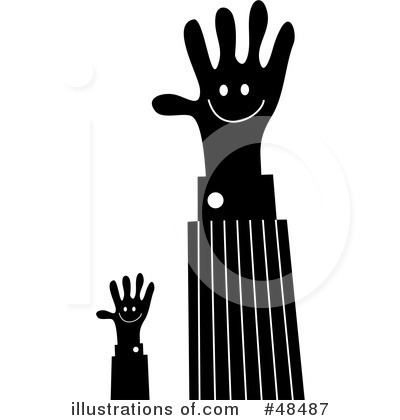 Royalty-Free (RF) Hands Clipart Illustration by Prawny - Stock Sample #48487