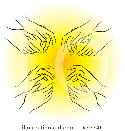 Royalty-Free (RF) Hands Clipart Illustration by Lal Perera - Stock Sample #75746
