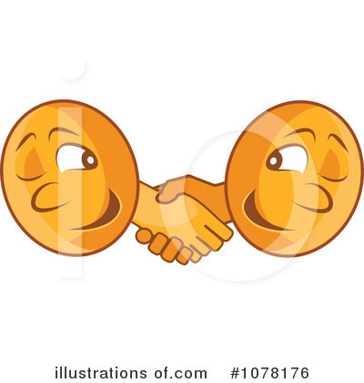 Royalty-Free (RF) Handshake Clipart Illustration by Vitmary Rodriguez - Stock Sample #1078176
