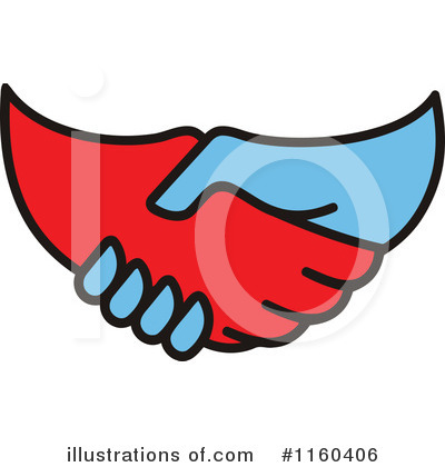 Royalty-Free (RF) Handshake Clipart Illustration by Vector Tradition SM - Stock Sample #1160406