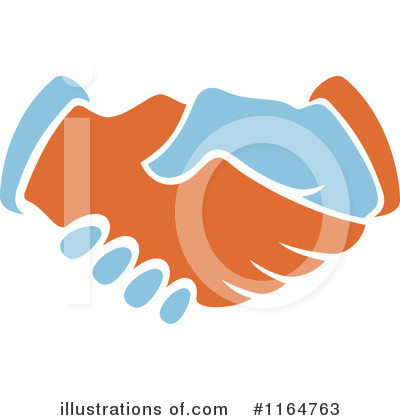 Royalty-Free (RF) Handshake Clipart Illustration by Vector Tradition SM - Stock Sample #1164763