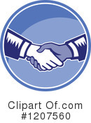 Handshake Clipart #1207560 by patrimonio