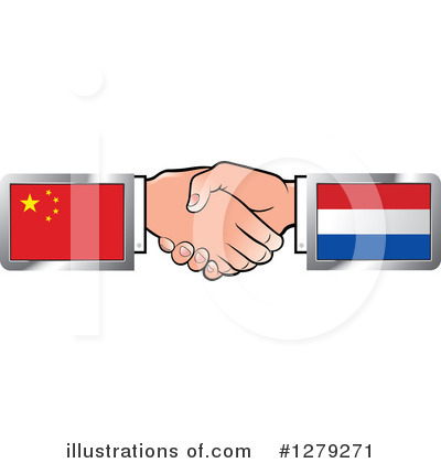 Royalty-Free (RF) Handshake Clipart Illustration by Lal Perera - Stock Sample #1279271