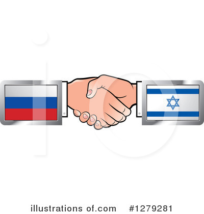 Royalty-Free (RF) Handshake Clipart Illustration by Lal Perera - Stock Sample #1279281