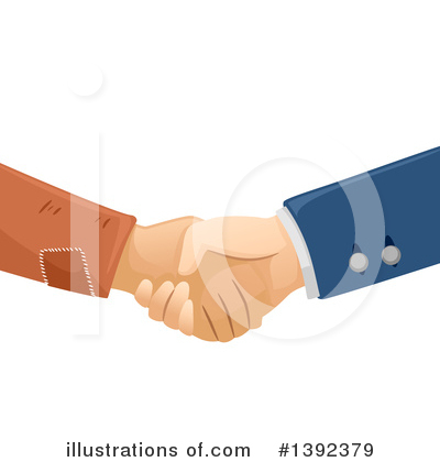 Handshake Clipart #1392379 by BNP Design Studio