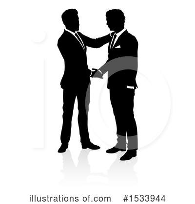 Royalty-Free (RF) Handshake Clipart Illustration by AtStockIllustration - Stock Sample #1533944