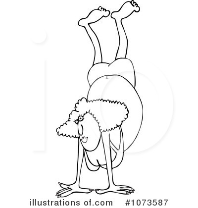 Royalty-Free (RF) Handstand Clipart Illustration by djart - Stock Sample #1073587