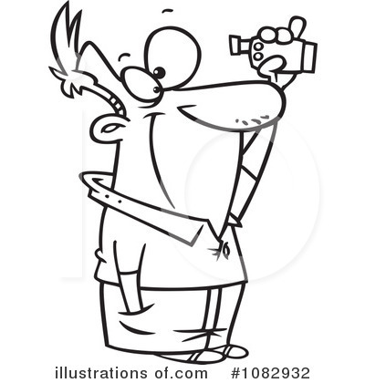 Royalty-Free (RF) Handy Cam Clipart Illustration by toonaday - Stock Sample #1082932