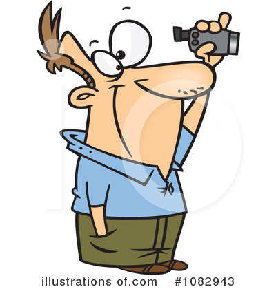 Royalty-Free (RF) Handy Cam Clipart Illustration by toonaday - Stock Sample #1082943