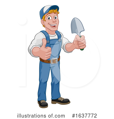 Royalty-Free (RF) Handy Man Clipart Illustration by AtStockIllustration - Stock Sample #1637772