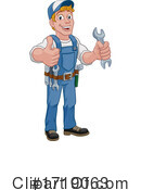 Handy Man Clipart #1719063 by AtStockIllustration