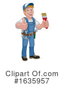 Handyman Clipart #1635957 by AtStockIllustration