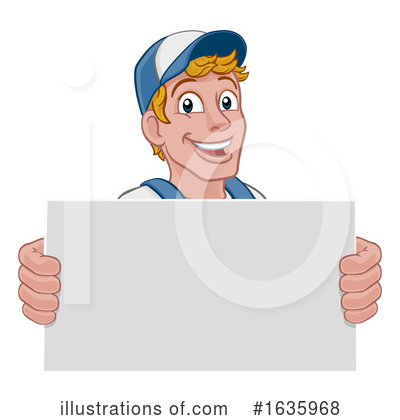 Royalty-Free (RF) Handyman Clipart Illustration by AtStockIllustration - Stock Sample #1635968