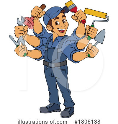 Worker Clipart #1806138 by AtStockIllustration