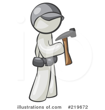 Royalty-Free (RF) Handyman Clipart Illustration by Leo Blanchette - Stock Sample #219672