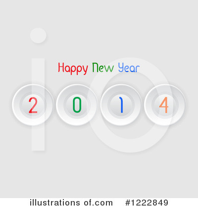 Royalty-Free (RF) Happy New Year Clipart Illustration by KJ Pargeter - Stock Sample #1222849