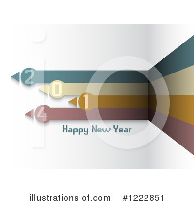 Royalty-Free (RF) Happy New Year Clipart Illustration by KJ Pargeter - Stock Sample #1222851
