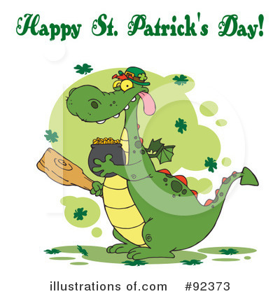 Leprechaun Dragon Clipart #92373 by Hit Toon