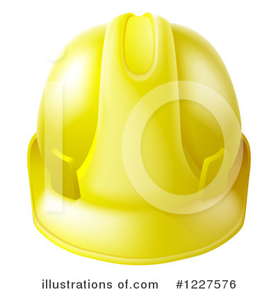 Royalty-Free (RF) Hard Hat Clipart Illustration by AtStockIllustration - Stock Sample #1227576