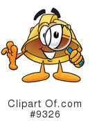 Hard Hat Clipart #9326 by Mascot Junction