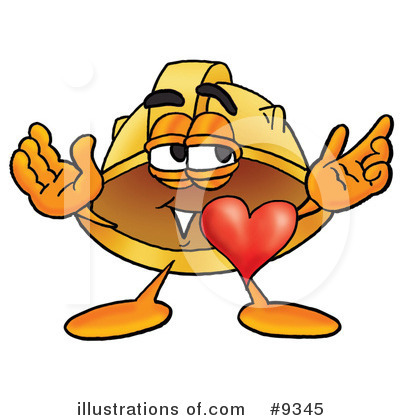 Royalty-Free (RF) Hard Hat Clipart Illustration by Mascot Junction - Stock Sample #9345