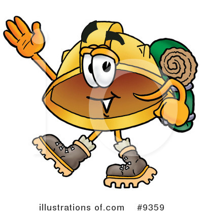 Royalty-Free (RF) Hard Hat Clipart Illustration by Mascot Junction - Stock Sample #9359