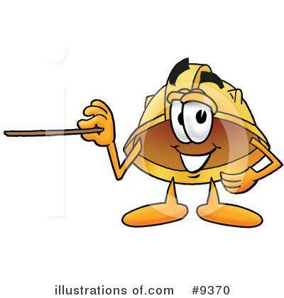 Royalty-Free (RF) Hard Hat Clipart Illustration by Mascot Junction - Stock Sample #9370