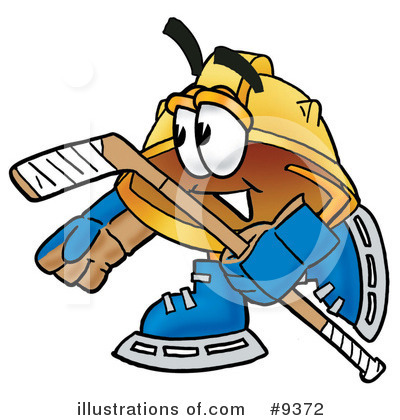 Royalty-Free (RF) Hard Hat Clipart Illustration by Mascot Junction - Stock Sample #9372