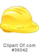 Hardhat Clipart #36042 by AtStockIllustration