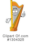 Harp Clipart #1304325 by Vector Tradition SM