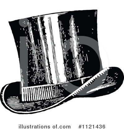 Royalty-Free (RF) Hat Clipart Illustration by Prawny Vintage - Stock Sample #1121436