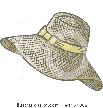 Sun Hat Clipart #1151302 by Any Vector