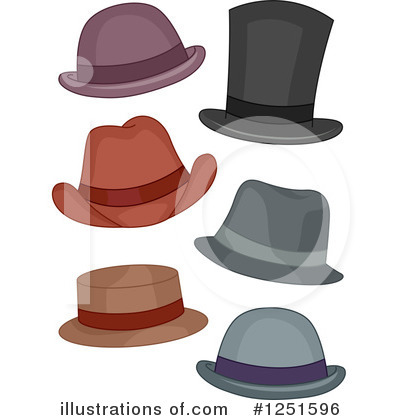 Royalty-Free (RF) Hat Clipart Illustration by BNP Design Studio - Stock Sample #1251596