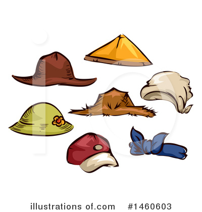 Royalty-Free (RF) Hat Clipart Illustration by BNP Design Studio - Stock Sample #1460603