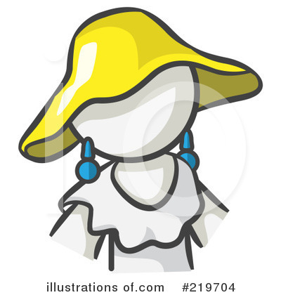 Royalty-Free (RF) Hat Clipart Illustration by Leo Blanchette - Stock Sample #219704
