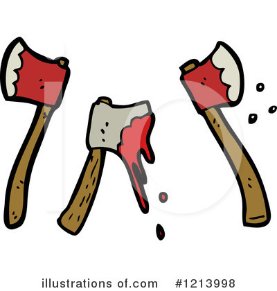 Royalty-Free (RF) Hatchets Clipart Illustration by lineartestpilot - Stock Sample #1213998