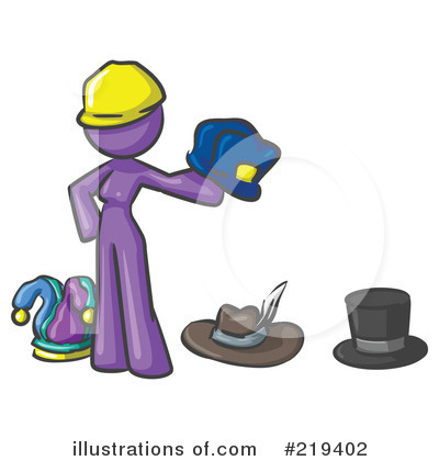 Royalty-Free (RF) Hats Clipart Illustration by Leo Blanchette - Stock Sample #219402