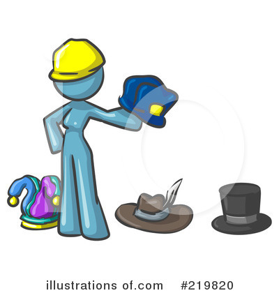 Royalty-Free (RF) Hats Clipart Illustration by Leo Blanchette - Stock Sample #219820