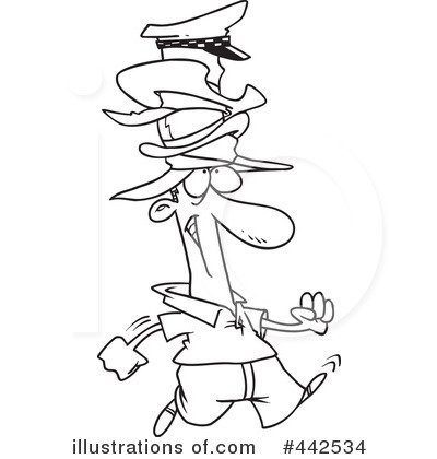 Royalty-Free (RF) Hats Clipart Illustration by toonaday - Stock Sample #442534