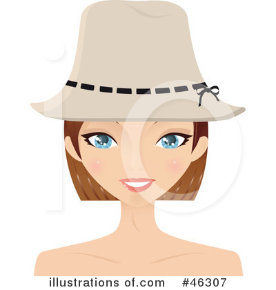 Royalty-Free (RF) Hats Clipart Illustration by Melisende Vector - Stock Sample #46307