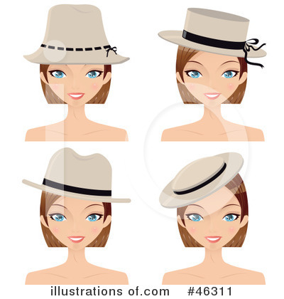 Hats Clipart #46311 by Melisende Vector