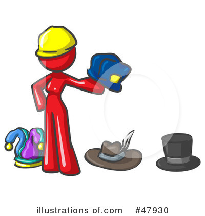 Royalty-Free (RF) Hats Clipart Illustration by Leo Blanchette - Stock Sample #47930