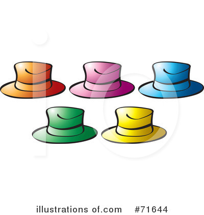 Royalty-Free (RF) Hats Clipart Illustration by Lal Perera - Stock Sample #71644