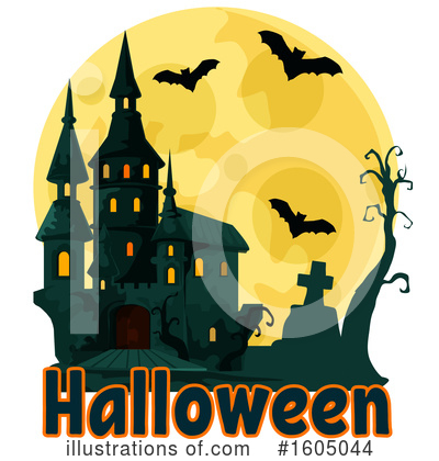 Halloween Castle Clipart #1605044 by Vector Tradition SM