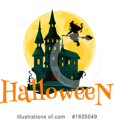 Halloween Castle Clipart #1605049 by Vector Tradition SM