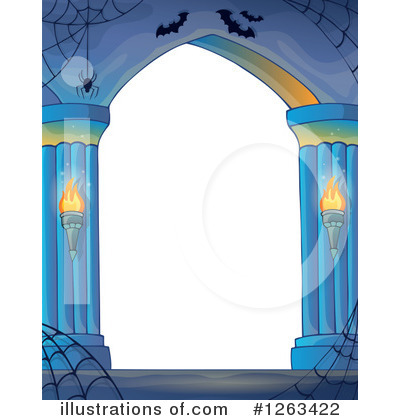 Royalty-Free (RF) Haunted Hallway Clipart Illustration by visekart - Stock Sample #1263422