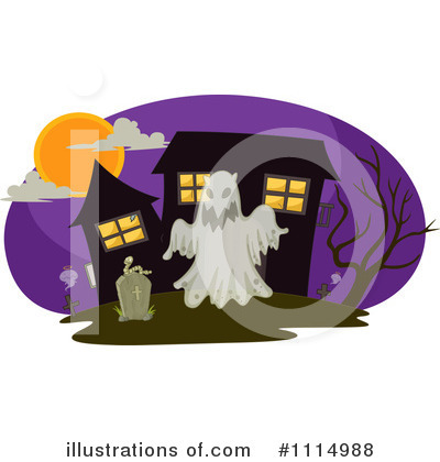 Haunted House Clipart #1114988 by Graphics RF