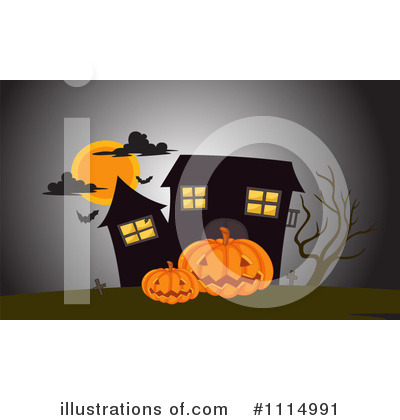 Haunted House Clipart #1114991 by Graphics RF