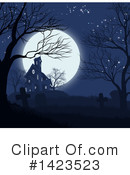 Haunted House Clipart #1423523 by AtStockIllustration