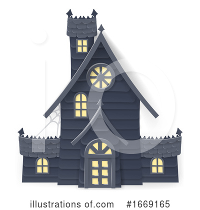 Haunted House Clipart #1669165 by AtStockIllustration
